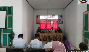 Hadiri Giat Peningkatan Kapasitas Aparatur Desa Pian Tengah, Ini Pesan Babinsa Sertu Harahap