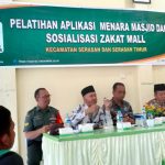 Babinsa Koramil 06/Serasan Hadiri Giat Sosialisasi UPZ dari Baznas Kecamatan Serasan Timur
