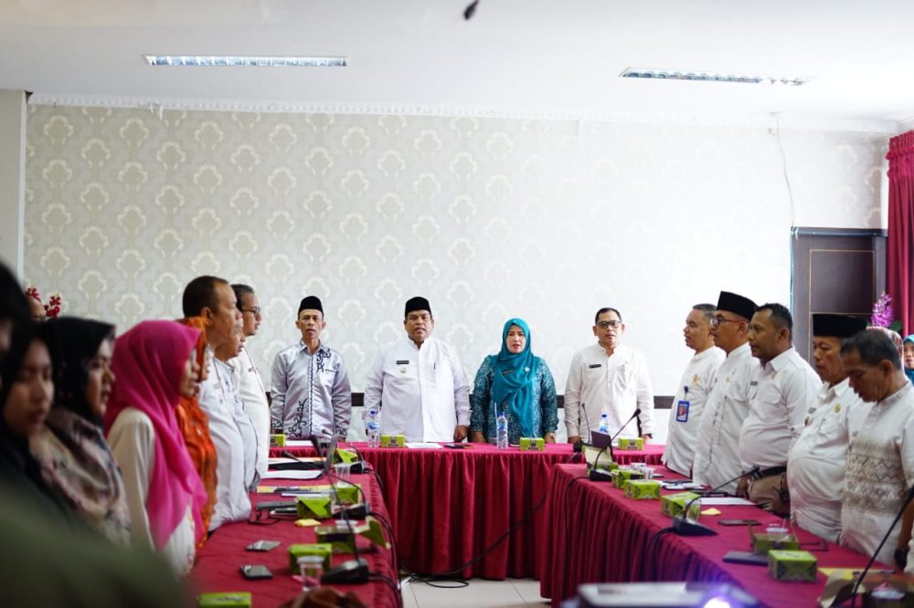 Bupati Bersama Camat se-Kabupaten Padang Pariaman Gelar Raker Menanggulangi Bencana Alam