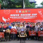 Wujudkan Pemilu Damai 2024, Polri Bersama Wartawan Gelar Bhayangkara Presisi Seven Soccer Cup