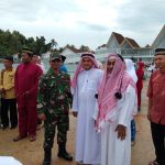 Plh. Danramil 06/Serasan Bersama Anggota Sambut Kepulangan Jemaah Haji