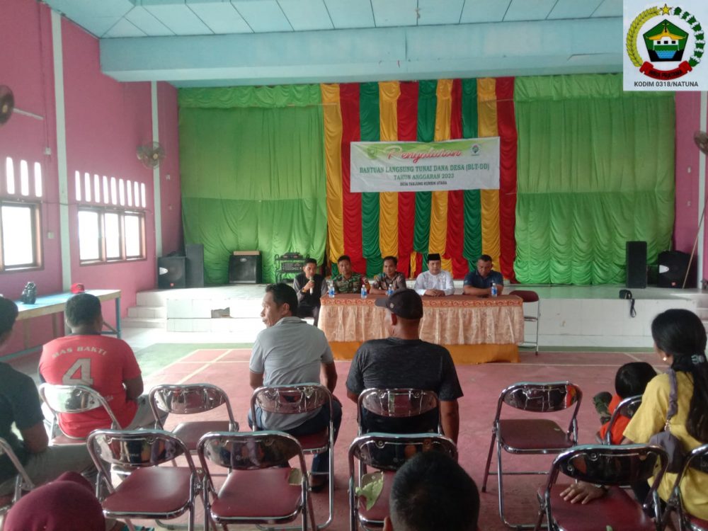 Ini Harapan Babinsa Kopda Suwarno Saat Menghadiri Kegiatan Penyaluran BLT DD Desa Tanjung Kumbik Utara