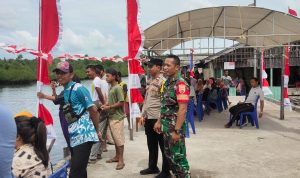 Semarak HUT RI Ke-78, Babinsa Serda Fredy Turut Terlibat Dalam Kepanitiaan Lomba Permainan Rakyat Desa Binjai
