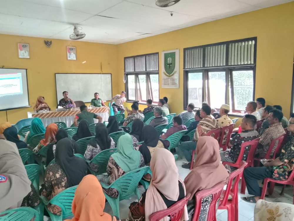 Babinsa Koramil 06/Serasan Hadiri Sosialisasi Penjangkauan Korban Perempuan dan Anak