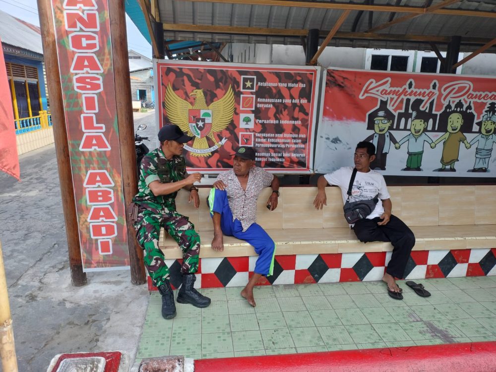 Babinsa Sertu Hendry Rutin Sosialisasikan Nilai-Nilai Pancasila Bagi Warga Binaan