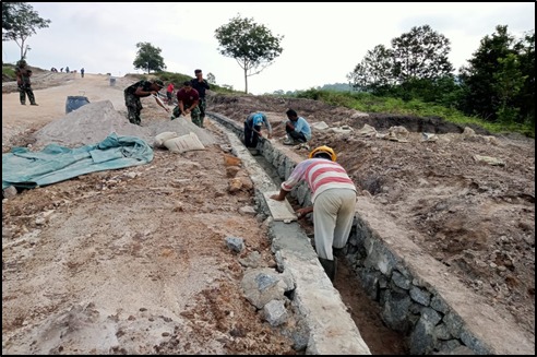 Sasaran Non Fisik TMD Ke-118 Kodim 0318/Natuna Capai Tahap Finishing Sasaran Non Fisik TMD Ke-118 Kodim 0318/Natuna Capai Tahap Finishing