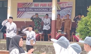 Plh. Danramil 06/Serasan Hadiri HUT PGRI Kecamatan Serasan Timur