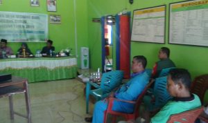 Babinsa Koptu Pamuji Hadiri Pelatihan Teknis Bagi Pegawai BUMDes Sedarat Baru