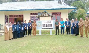 Babinsa Sertu Chaniago Beri Motivasi Kepada Sejumlah Mahasiswa KKN STAI Natuna