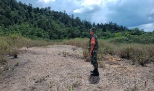 Antisipasi Karhutla, Babinsa Koptu Pamuji Kembali Patroli Daerah Rawan