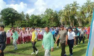 Hadiri HUT PGRI Ke-78, Babinsa Serka Saroji : Kehadiran Guru Sangat Penting Bagi Dunia Pendidikan
