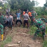 Hari Juang Kartika Ke-78, Kodim 0318/Natuna Gelar Karya Bakti Bersih Lingkungan dan Tanam Pohon
