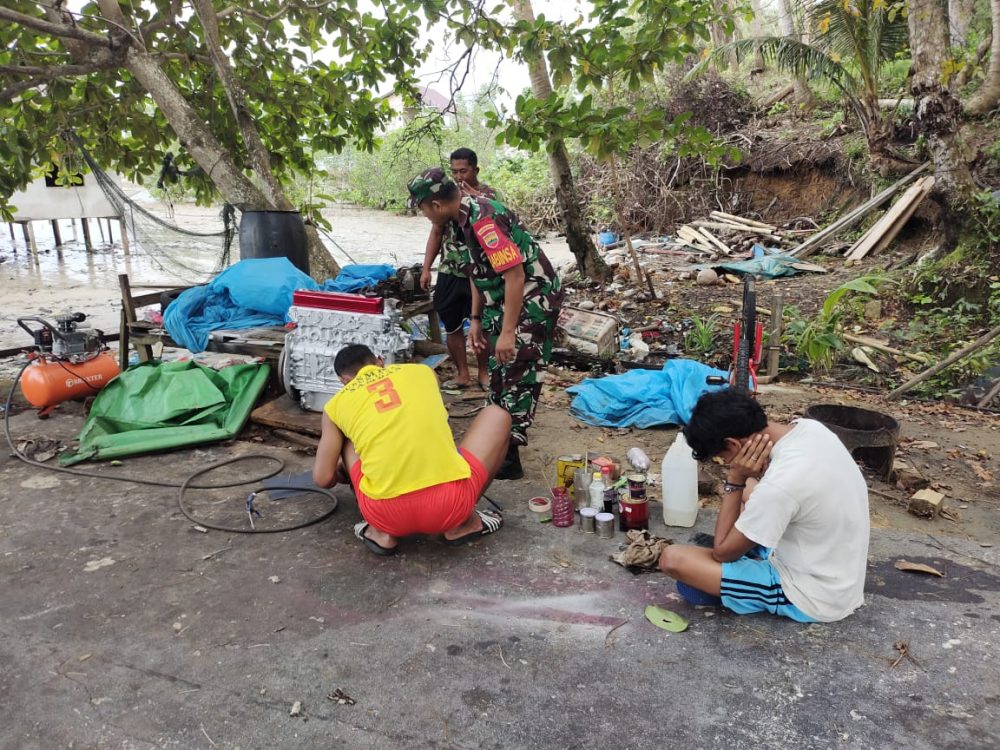 Tingkatkan Hubungan Baik Dengan Warga Binaan, Babinsa Serka Risdianto Kembali Jalin Komsos