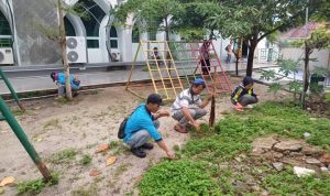 Dalam Rangka Hari Jadi Kota Tanjungpinang ke – 240, Kombesgor   Gelar Goro di seputaran Masjid Raya Al – Hikmah Tanjungpinang