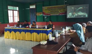 Hadir Musrenbangdes Binjai, Babinsa Serda Fredy Dukung Penuh Segala Program Pembangunan