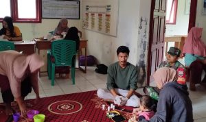Babinsa Kopda Hendrik Kembali Lakukan Pendampingan Terhadap Kegiatan Posyandu