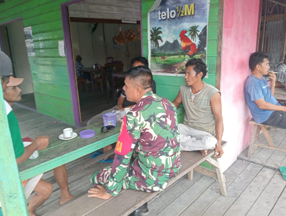 Babinsa Serda Dedi Mandala Kembali Jalin Komsos Dengan Warga Binaan
