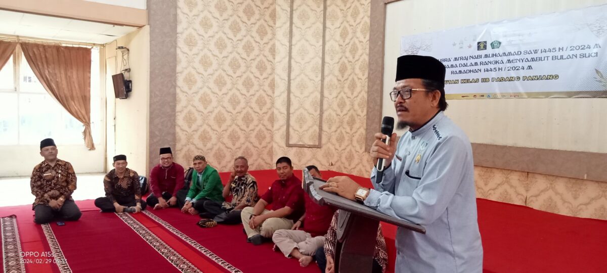 Kakankemenag Tarhib Ramadhan di Rutan Padang Panjang Kakankemenag Tarhib Ramadhan di Rutan Padang Panjang