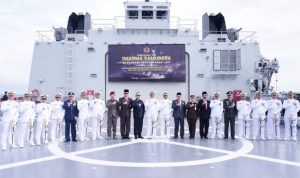 Wakili Ketua DPRD, Ketua Komisi I DPRD Kepri Hadiri Upacara Memperingati Hari Dharma Samudera 2024