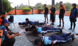 Basarnas Natuna Gelar Uji Periodik Triwulan I Bagi Personil