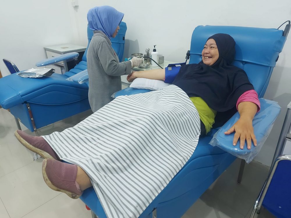 Peringati HUT SMSI ke-7, SMSI Kota Tanjungpinang Gelar Kegiatan Donor Darah