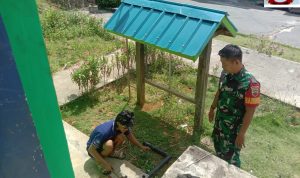 Komsos Dengan Masyarakat, Babinsa Koptu Suwarno Ajak Masyarakat Jaga Situasi Kamtibmas