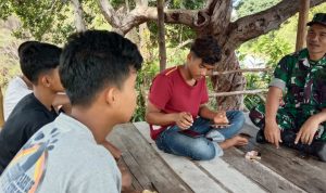 Ini Pesan Babinsa Serka Saroji Kepada Para Pemuda Desa Subi Besar Timur