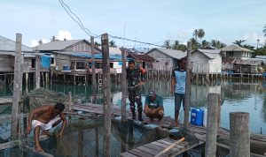 Dukung Peningkatan Ekonomi, Babinsa Pratu Rivaldo Komsos Dengan Pembudidaya Ikan Laut Dukung Peningkatan Ekonomi, Babinsa Pratu Rivaldo Komsos Dengan Pembudidaya Ikan Laut