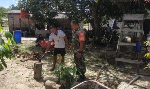 Manunggal Bersama Rakyat, Babinsa Koptu Pamuji Kembali Komsos Dengan Warga Binaan