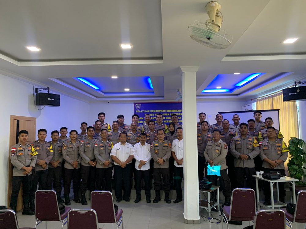 Polres Anambas Gelar Pelatihan Kemampuan Bagi Bhabinkamtibmas