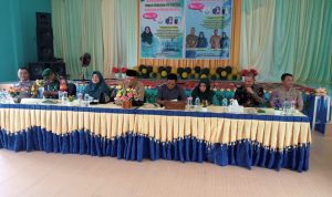 Babinsa Koramil 03/Sedanau Hadiri Kegiatan Intervensi Serentak Penanganan Stunting Desa Telok Buton