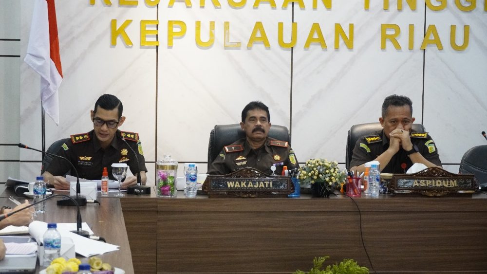 Kejati Kepri Kembali Terapkan Retorative Justice Terhadap 3 Orang Tersangka Perkara Penadahan di Bintan