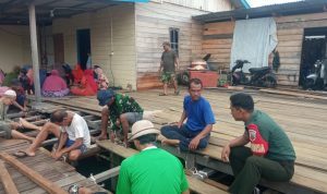 Ini Yang Disampaikan Babinsa Koptu Dhanu Saat Komsos Dengan Warga Binaan Desa Sabang Mawang