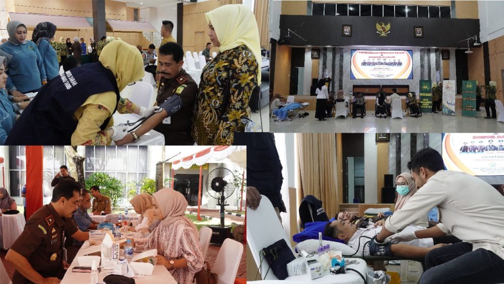 Menyambut Hari Bhakti Adhyaksa Ke-64, Kejati Kepri Gelar Donor Darah dan Pemeriksaan Kesehatan Gratis