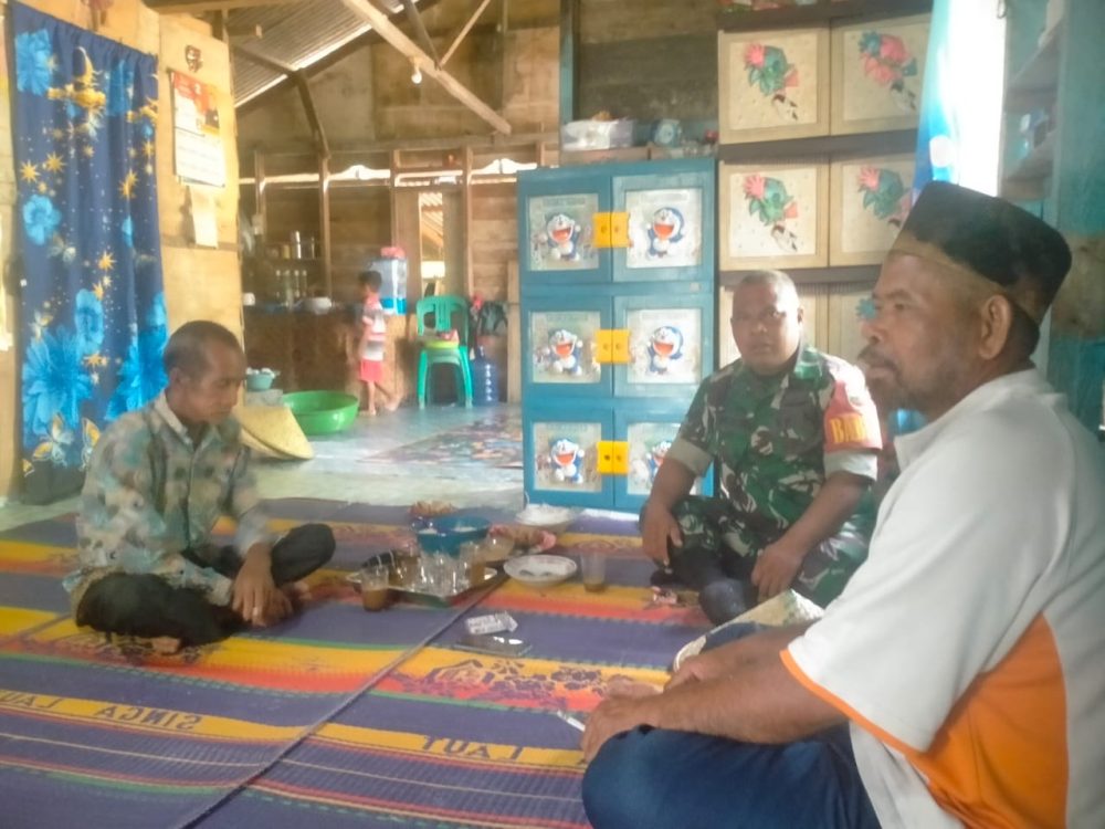 Babinsa Sertu Syaifullah Terus Tingkatkan Komsos Dengan Warga Binaan