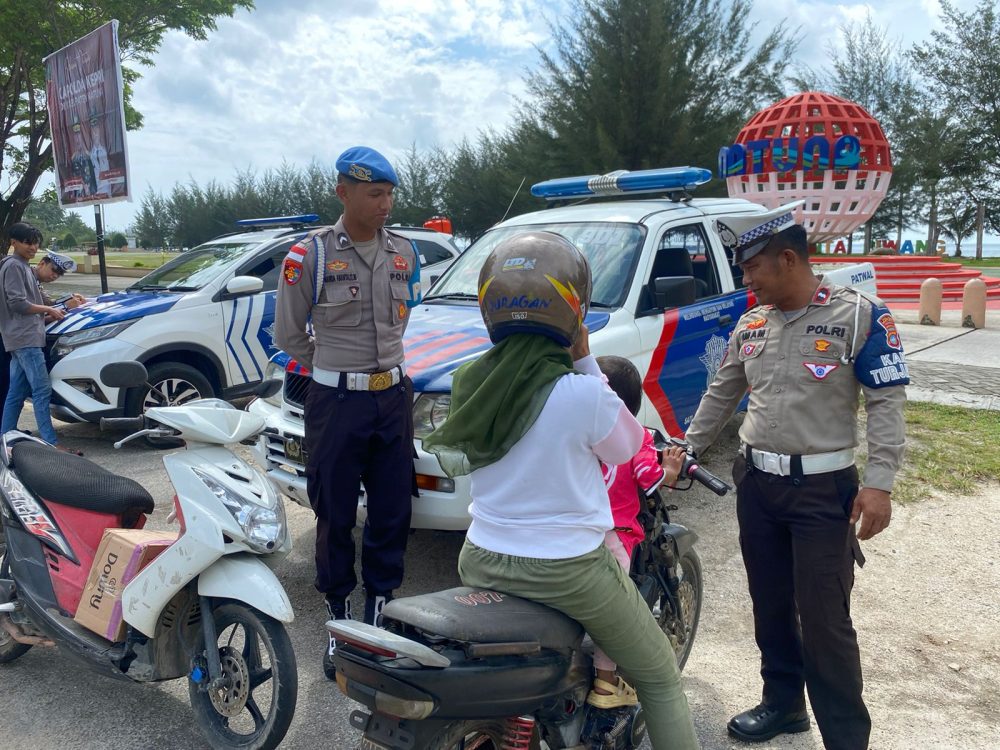 Polres Natuna Gelar Razia Kendaraan Bermotor, Berikan Teguran dan Edukasi