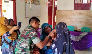 Lagi, Babinsa Kopda Hendrik Lakukan Pendampingan Terhadap PIN di Desa Sedanau Timur