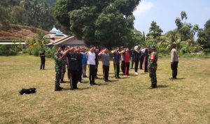 Personil Koramil 06/Serasan Beri Pelatihan Bagi Calon Paskibra Tingkat Kecamatan Serasan Timur