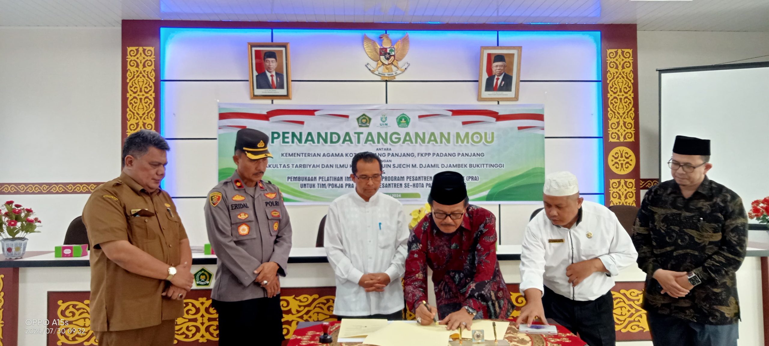 Kemenag Padang Panjang dan UIN Bukittinggi Teken MoU