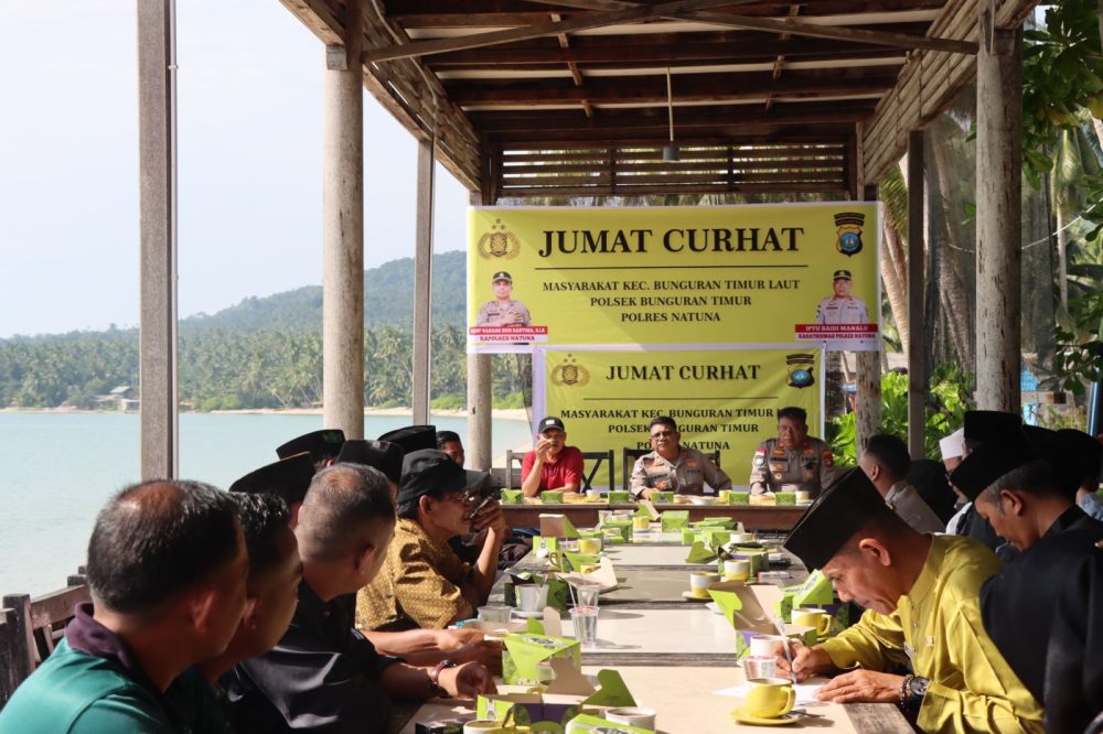 Jum’at Curhat Polres Natuna, Sambangi Masyarakat Desa Tanjung