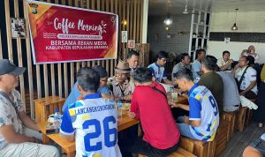 Jalin Komunikasi Yang Baik Dengan Media, Polres Anambas Gelar Coffee Morning