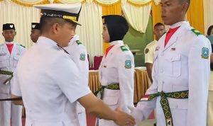 Wabup Kepulauan Anambas Kukuhkan Pengibar Bendera Tingkat Kabupaten Kepulauan Anambas 2024