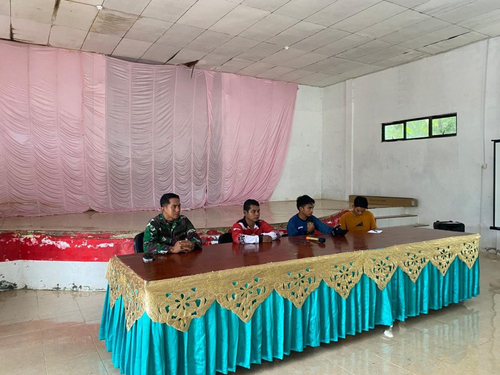 Babinsa Serda Siallagan Hadiri Rapat Pembahasan Turnamen Olahraga Desa Selading