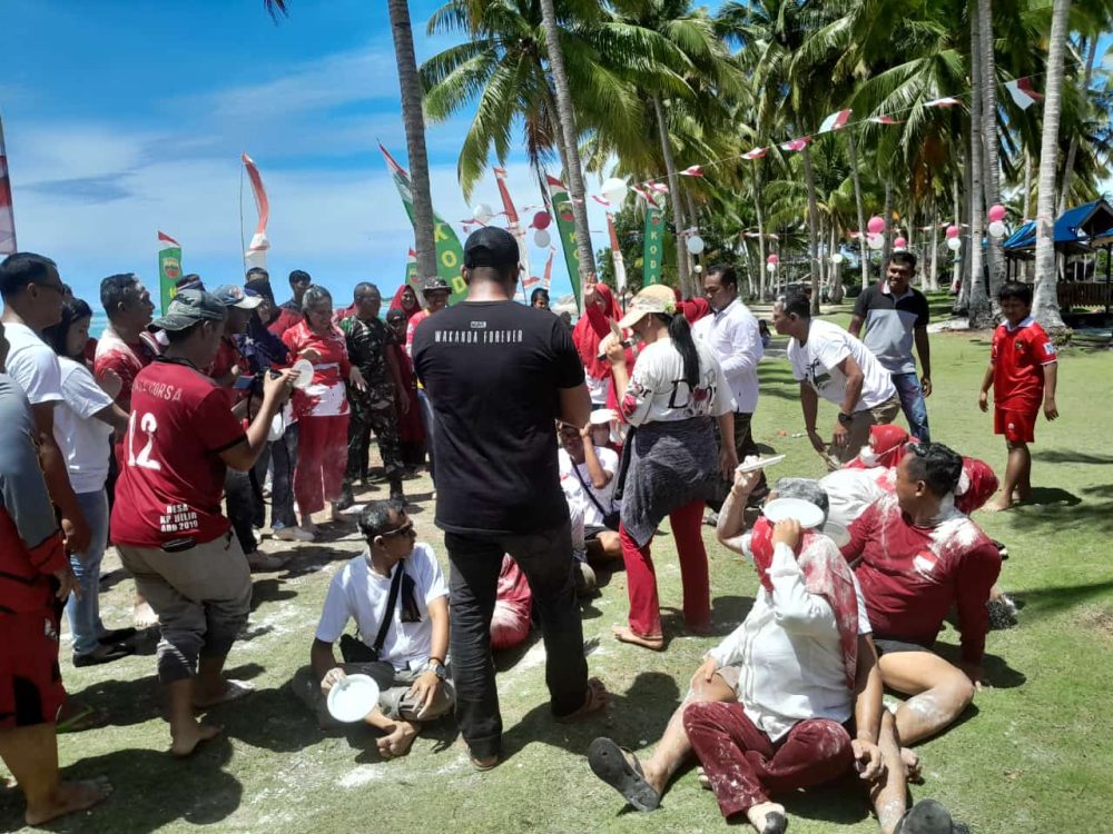 Personil Koramil Turut Meriahkan Perayaan Perlombaan HUT RI Ke-79 Yang Digelar Oleh Kodim 0318/Natuna