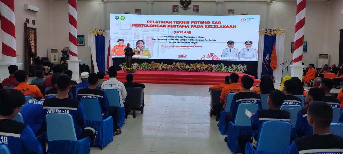 50 Peserta Ikuti Kegiatan Pelatihan Potensi SAR Kantor Basarnas Natuna 2024