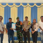 Babinsa Sertu Hendry Hadiri Rapat Pleno Terbuka Rekapitulasi DPSHP Desa Air Nusa