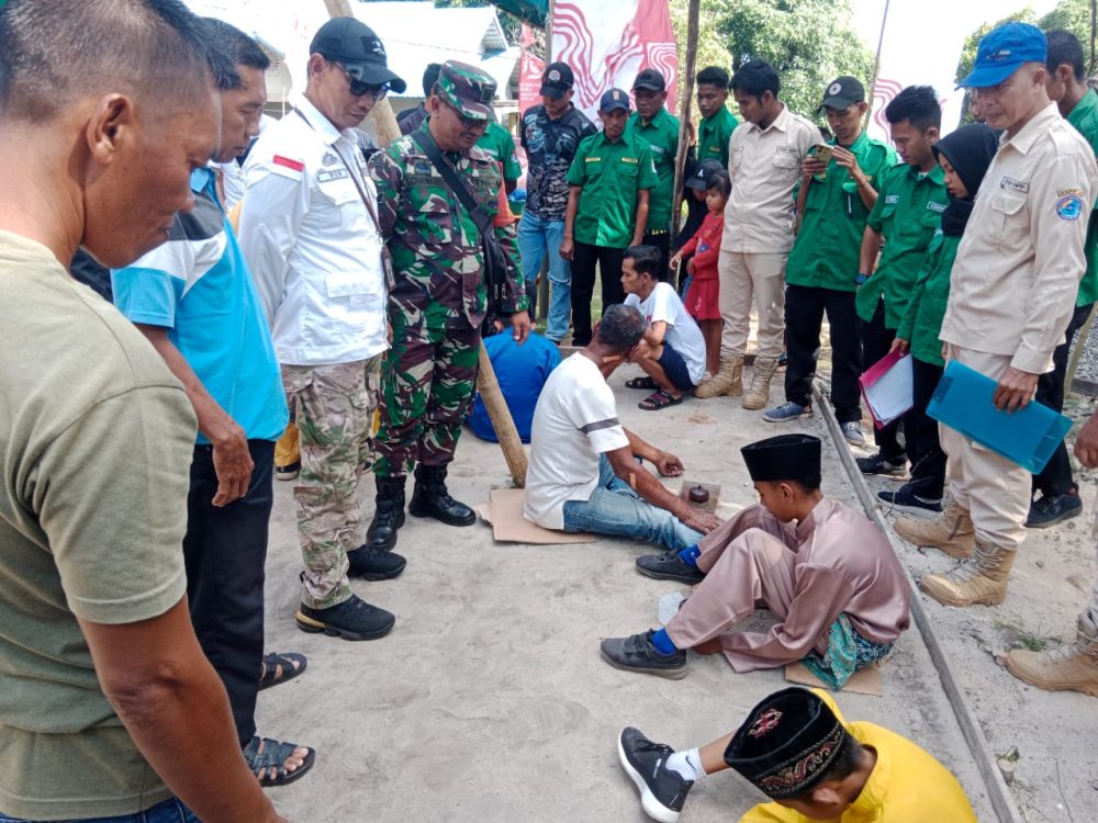 Babinsa Hadiri Peringatan HUT BNPP RI Ke-14 Pertandingan Rakyat di Pulau Serasan