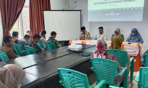 Babinsa Koramil 03/Sedanau Hadiri Sosialisasi Posyandu ILP Kecamatan Pulau Tiga