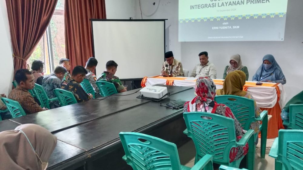 Babinsa Koramil 03/Sedanau Hadiri Sosialisasi Posyandu ILP Kecamatan Pulau Tiga