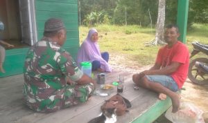 Jalankan Tugas dan Fungsi, Babinsa Sertu Syaifullah Kembali Komsos Dengan Warga Binaan